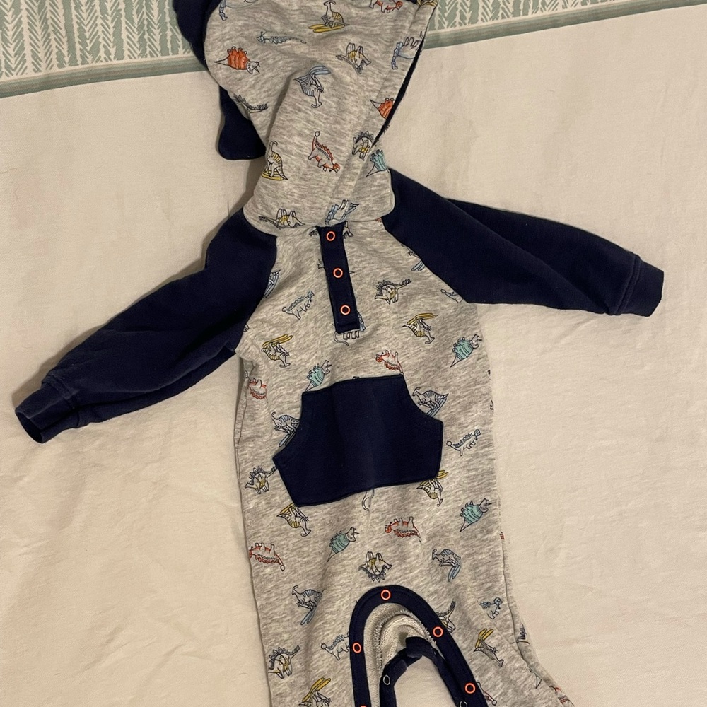 Cat and Jack romper with hood